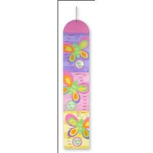 Stephen Joseph Wooden Tri Color Butterfly Growth Chart  