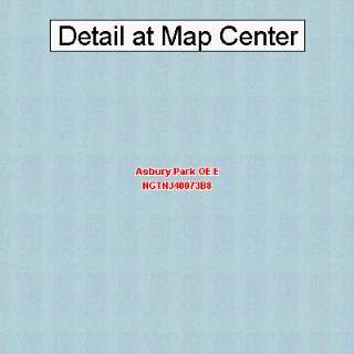  USGS Topographic Quadrangle Map   Asbury Park OE E, New 