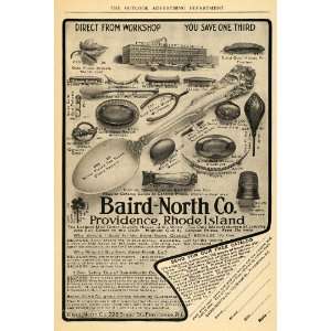  1910 Ad Baird North Mail Order Jewelry House Spoon Ring 