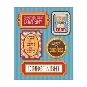   Company Sticker Medley Dinner Night; 6 Items/Order