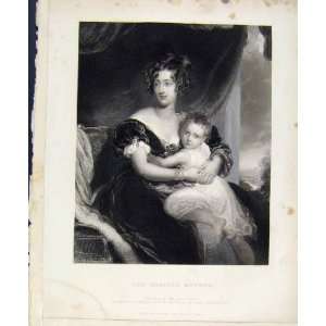  Mother Portrait Lady Dover Engraved By Armytage