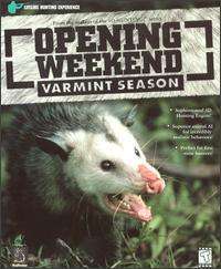 Opening Weekend Varmint Season PC CD hunt rodent game  