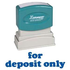  For Deposit Only   Xstamper Stock Stamp: Office Products