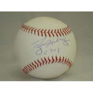  Autographed Roy Halladay Baseball   CY 03 SI Sports 