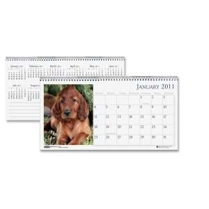    House of Doolittle Puppies Desktop Tent Calendar: Office Products