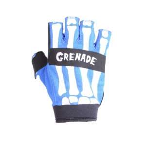 Grenade Mens Bender Fingerless Glove, Blue, Small:  Sports 