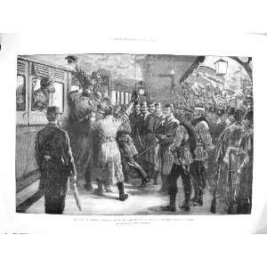  1881 Ireland Roscommon Railway Station Man Arrested