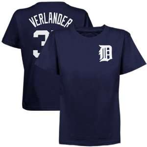 Majestic Justin Verlander Detroit Tigers #35 Preschool Player T Shirt 