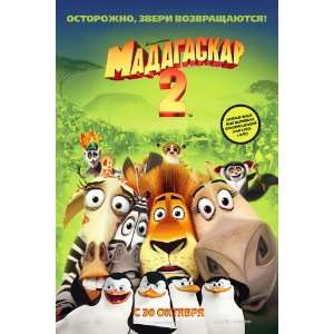 Madagascar Escape 2 Africa (2008) 27 x 40 Movie Poster 