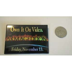  Disney Armageddon Promotional Button: Everything Else
