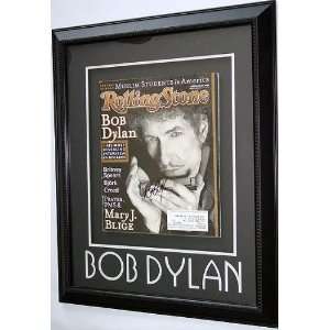  Bob Dylan Autographed Signed Custom Display: Everything 