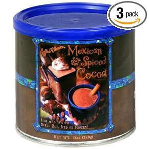 Caffe Damore Mexican Spiced Cocoa, 12 Ounce Packages (Pack of 3 