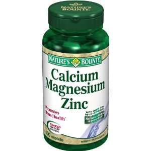  Natures Bounty Calcium magnesium zinc Caplets, 100 Count 