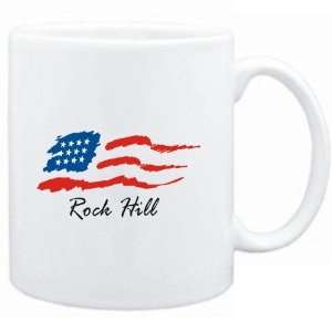  Mug White  Rock Hill   US Flag  Usa Cities Sports 