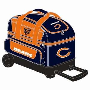  NFL Double Roller Bowling Bag  Chicago Bears: Sports 