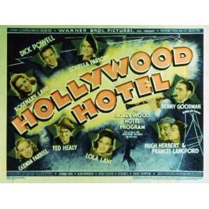 Hollywood Hotel   Movie Poster   11 x 17