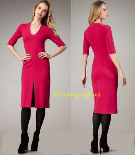 DIANE VON FURSTENBERG $365 Pink PHYLLIS DRESS ~ 8  