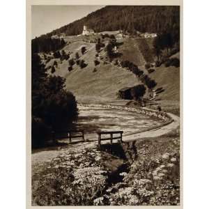  1928 Mauer Steinach Brenner Austrian Alps Landscape 