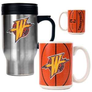 Golden State Warriors Mug   Stainless Steel Travel & Gameball Ceramic 