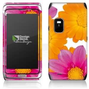  Design Skins for Nokia E 7   Flower Power Design Folie 