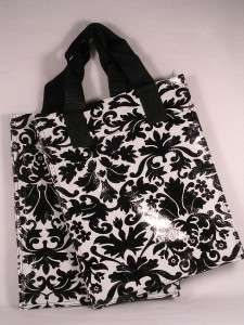 Eco Chic Reusable Bags Black Damask 2 Small NWT!  