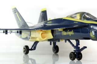 AIR PLANE F/A F18 HORNET HEAVY DIE CAST MODEL US NAVY BLUE ANGELS 1/48 