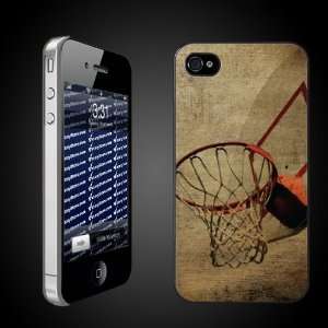 Basketball iPhone Design Basketball Hoop/Grunge Look   iPhone Hard 