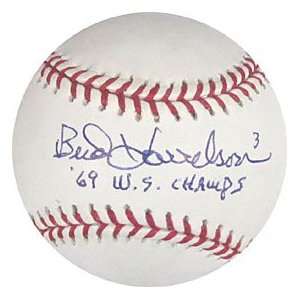  Bud Harrelson 69 WS Champs Autographed / Signed Baseball 