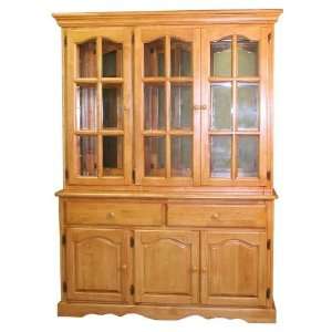  3 Door Buffet and Lighted Hutch JHA067