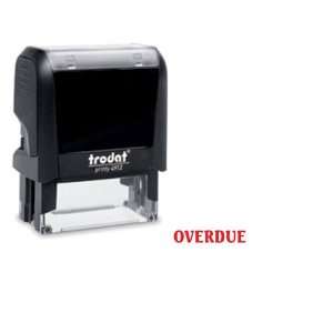  Trodat OVERDUE Self Inking Rubber Stamp