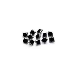  AA 2.00 mm 2.40 mm each Loose Black Diamond Princess Bunch Jewelry