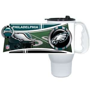 Philadelphia Eagles NFL Plastic Roadster Travel Mug:  