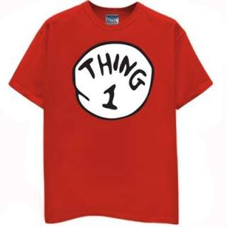 Dr. Seuss Thing 1 2 3 4 Baby Onesie Kids Adult T Shirt All Sizes