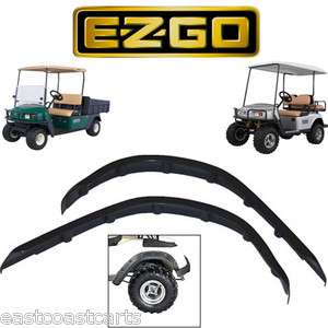 EZGO ST350 Golf Cart FENDER FLARES set of 4   