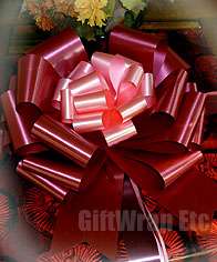 12 BIG LOLLIPOP RED PULL BOWS CHRISTMAS WEDDING GIFT WREATH 
