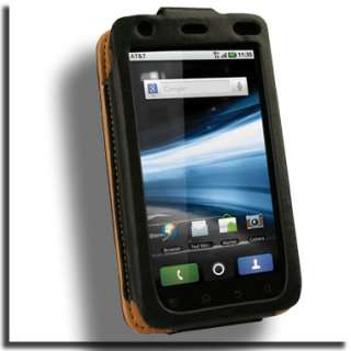 Case+Car Charger+Screen Protector for Motorola ATRIX 4G MB860 Wallet 