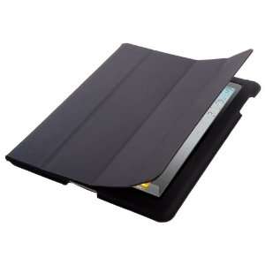  CE Compass Black iPad 2 Leather Foldable Smart Case Cover 