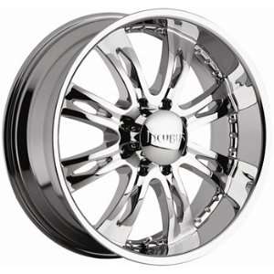 Incubus Nemesis 8 22x9 Chrome Wheel / Rim 8x6.5 with a 10mm Offset and 