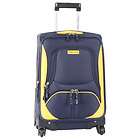 NAUTICA DOWNHAUL SPINNER NAVY YELLOW 20 CARRYON SUITCASE LUGGAGE $280 
