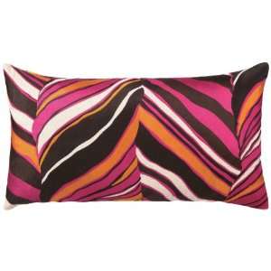  Trina Turk Down Filled Tiger Leaf Pillow, Pink