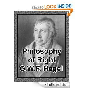 Philosophy of Right by G.W.F. Hegel G.W.F. Hegel  Kindle 