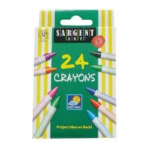   Inc. Sar550924 Sargent Art Crayons 24 Count Tuck Box