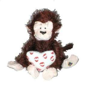 Valentine Beanie Monkey Holding A Heart Case Pack 36  