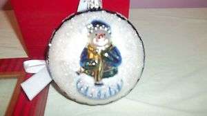 Waterford Holiday Heirloom Ornament Snowman Christmas  