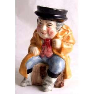   painted miniature toby jug Tony Weller:  Home & Kitchen