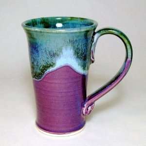  Purple Frost Latte Mug by Moonfire Pottery