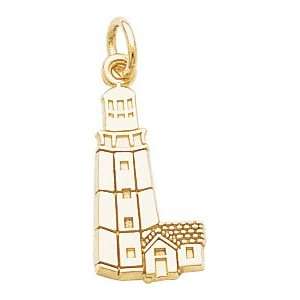  Rembrandt Charms Lighthouse, Montauk Charm, 14K Yellow 