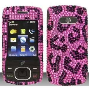  Pink Leopard Diamond Hard Snap On Case Cover Faceplate 