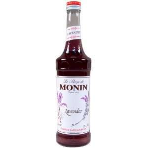 Monin M AR061A 12 750 ml Lavender Syrup  Grocery & Gourmet 