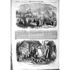  1854 Mollahs Council Constantinople Street Scene